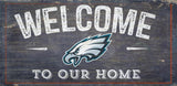 Philadelphia Eagles Sign Wood 6x12 Welcome To Our Home Design - Special Order-0