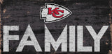 Kansas City Chiefs Sign Wood 12x6 Family Design - Special Order-0