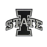 Iowa State Cyclones Auto Emblem Silver Chrome-0