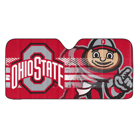 Ohio State Buckeyes Auto Sun Shade 59x27-0