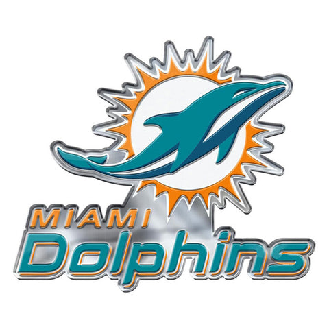 Miami Dolphins Auto Emblem Color Alternate Logo-0