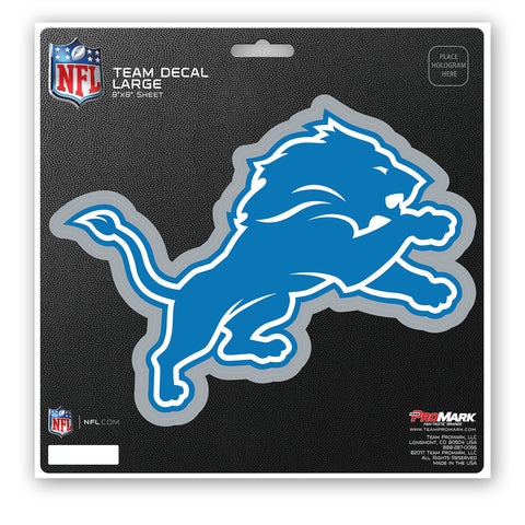 Detroit Lions Decal 8x8 Die Cut-0