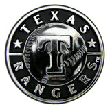 Texas Rangers Auto Emblem - Silver-0