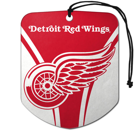 Detroit Red Wings Air Freshener Shield Design 2 Pack-0