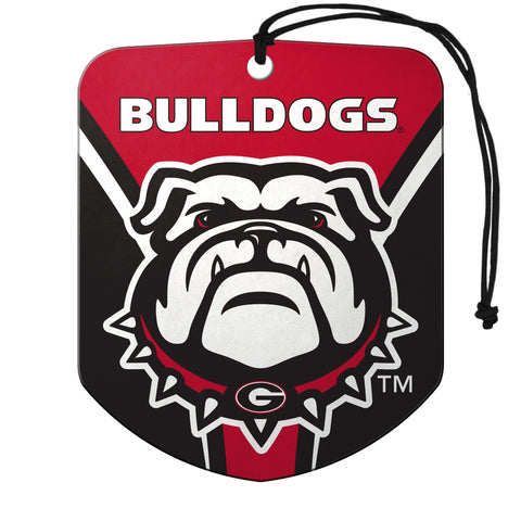 Georgia Bulldogs Air Freshener Shield Design 2 Pack-0