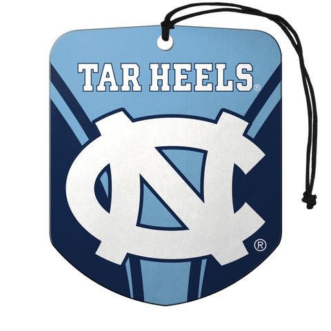 North Carolina Tar Heels Air Freshener Shield Design 2 Pack-0