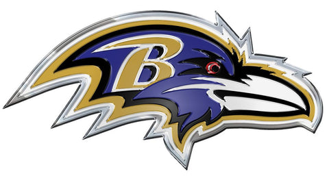 Baltimore Ravens Auto Emblem - Color-0