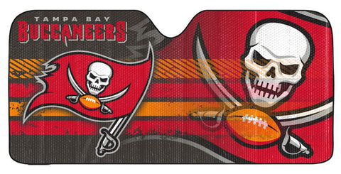 Tampa Bay Buccaneers Auto Sun Shade - 59"x27"-0