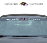 Baltimore Ravens Decal 35x4 Windshield-0