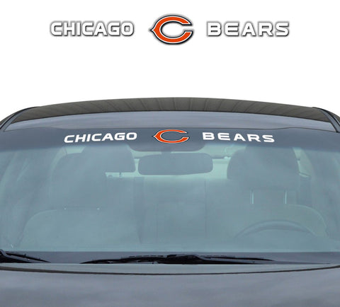 Chicago Bears Decal 35x4 Windshield-0