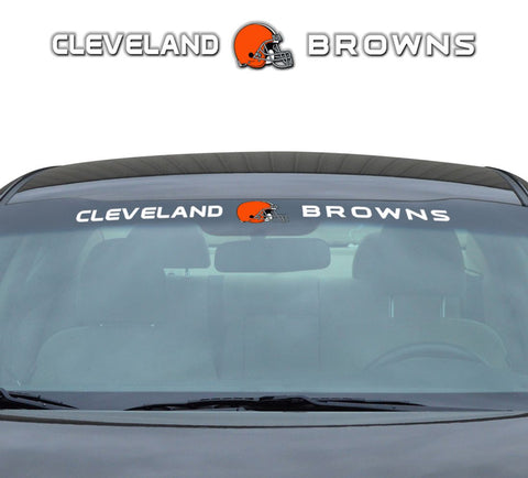 Cleveland Browns Decal 35x4 Windshield-0