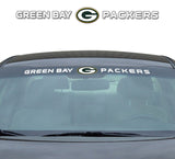 Green Bay Packers Decal 35x4 Windshield-0