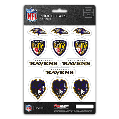 Baltimore Ravens Decal Set Mini 12 Pack-0