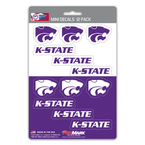 Kansas State Wildcats Decal Set Mini 12 Pack-0