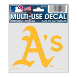 Oakland Athletics Decal 3x4 Multi Use-0