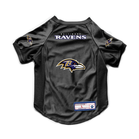 Baltimore Ravens Pet Jersey Stretch Size Big Dog-0