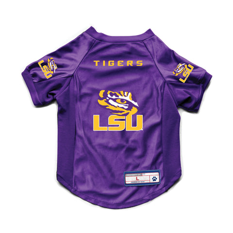 LSU Tigers Pet Jersey Stretch Size XL-0