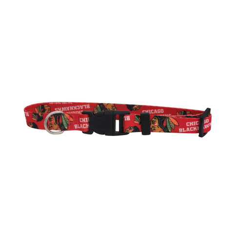 Chicago Blackhawks Pet Collar Size S - Special Order-0