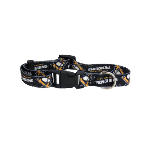 Pittsburgh Penguins Pet Collar Size L - Special Order-0