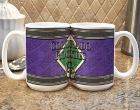 Colorado Rockies Coffee Mug - Felt Style-0