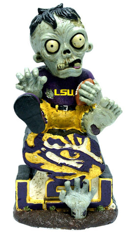 LSU Tigers Zombie Figurine - On Logo w/Football CO-0