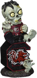 South Carolina Gamecocks Zombie Figurine - On Logo w/Football CO-0