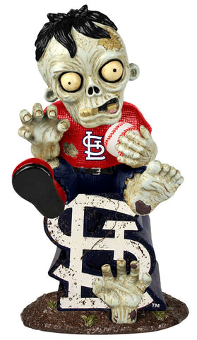 St. Louis Cardinals Zombie Figurine - On Logo CO-0