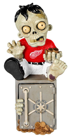 Detroit Red Wings Zombie Figurine Bank CO-0