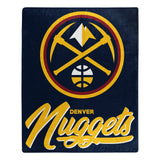 Denver Nuggets Blanket 50x60 Raschel Signature Design-0