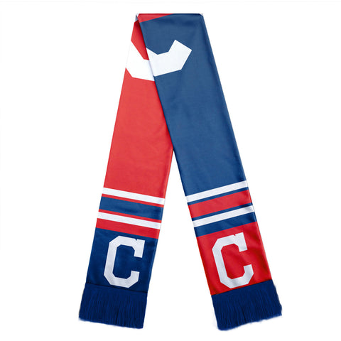 Cleveland Indians Scarf Colorblock Big Logo Design-0