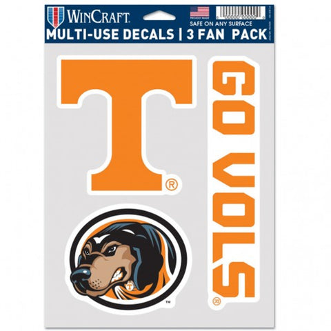 Tennessee Volunteers Decal Multi Use Fan 3 Pack Special Order-0