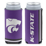 Kansas State Wildcats Can Cooler Slim Can Design-0