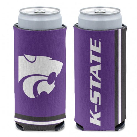 Kansas State Wildcats Can Cooler Slim Can Design-0