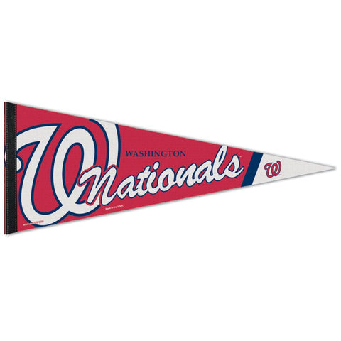 Washington Nationals Pennant 12x30 Premium Style Alternate Design-0