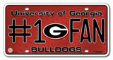 Georgia Bulldogs License Plate #1 Fan-0