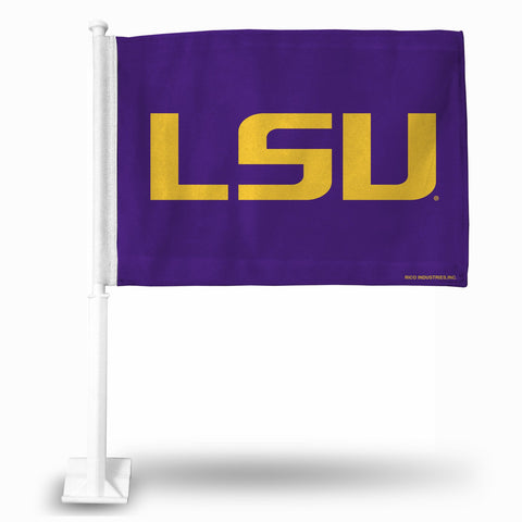 LSU Tigers Flag Car-0