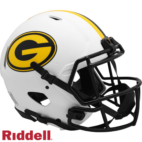 Green Bay Packers Helmet Riddell Authentic Full Size Speed Style Lunar Eclipse Alternate-0