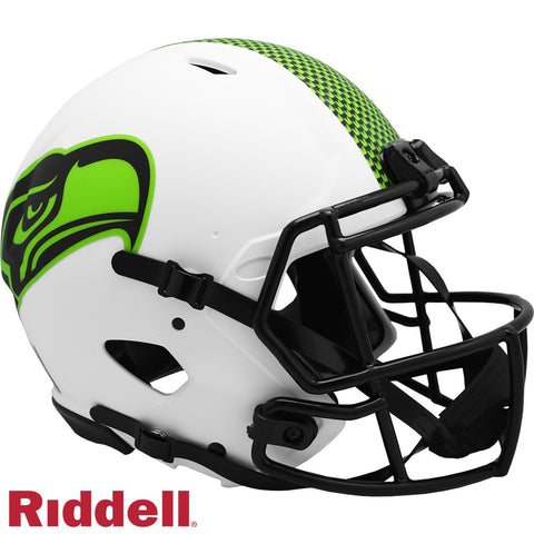 Seattle Seahawks Helmet Riddell Authentic Full Size Speed Style Lunar Eclipse Alternate-0