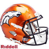 Denver Broncos Helmet Riddell Authentic Full Size Speed Style FLASH Alternate-0