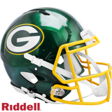 Green Bay Packers Helmet Riddell Authentic Full Size Speed Style FLASH Alternate-0