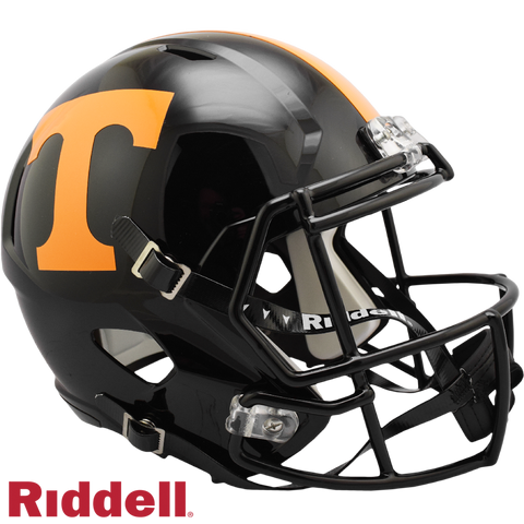 Tennessee Volunteers Helmet Riddell Replica Full Size Speed Style Dark Mode-0