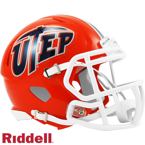 UTEP Miners Helmet Riddell Replica Mini Speed Style-0