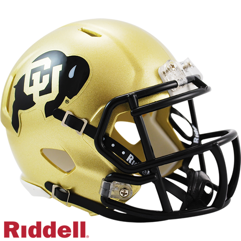 Colorado Buffaloes Helmet Riddell Replica Mini Speed Style-0