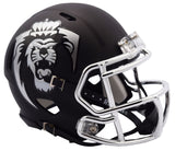 Old Dominion Monarchs Helmet - Riddell Replica Mini - Speed Style - Matte Black-0