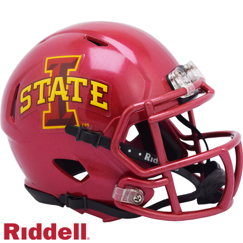 Iowa State Cyclones Helmet Riddell Replica Mini Speed Style Cardinal-0