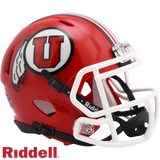 Utah Utes Helmet Riddell Replica Mini Speed Style Red-0