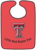 Texas Tech Red Raiders Baby Bib Two Toned Snap Style-0