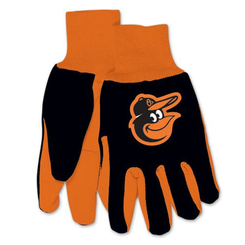 Baltimore Orioles Two Tone Gloves - Adult Size - Special Order-0