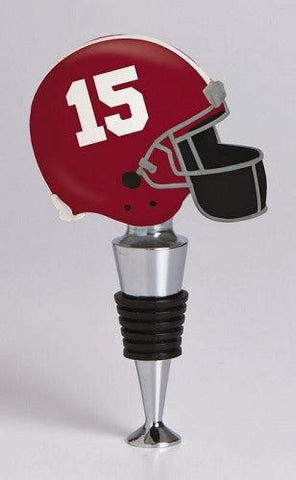 Alabama Crimson Tide Football Helmet Wine Bottle Stopper - Team Fan Cave