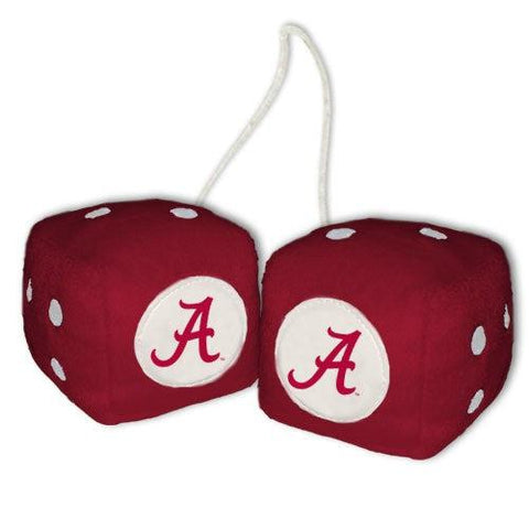 Alabama Crimson Tide Fuzzy Dice - Team Fan Cave